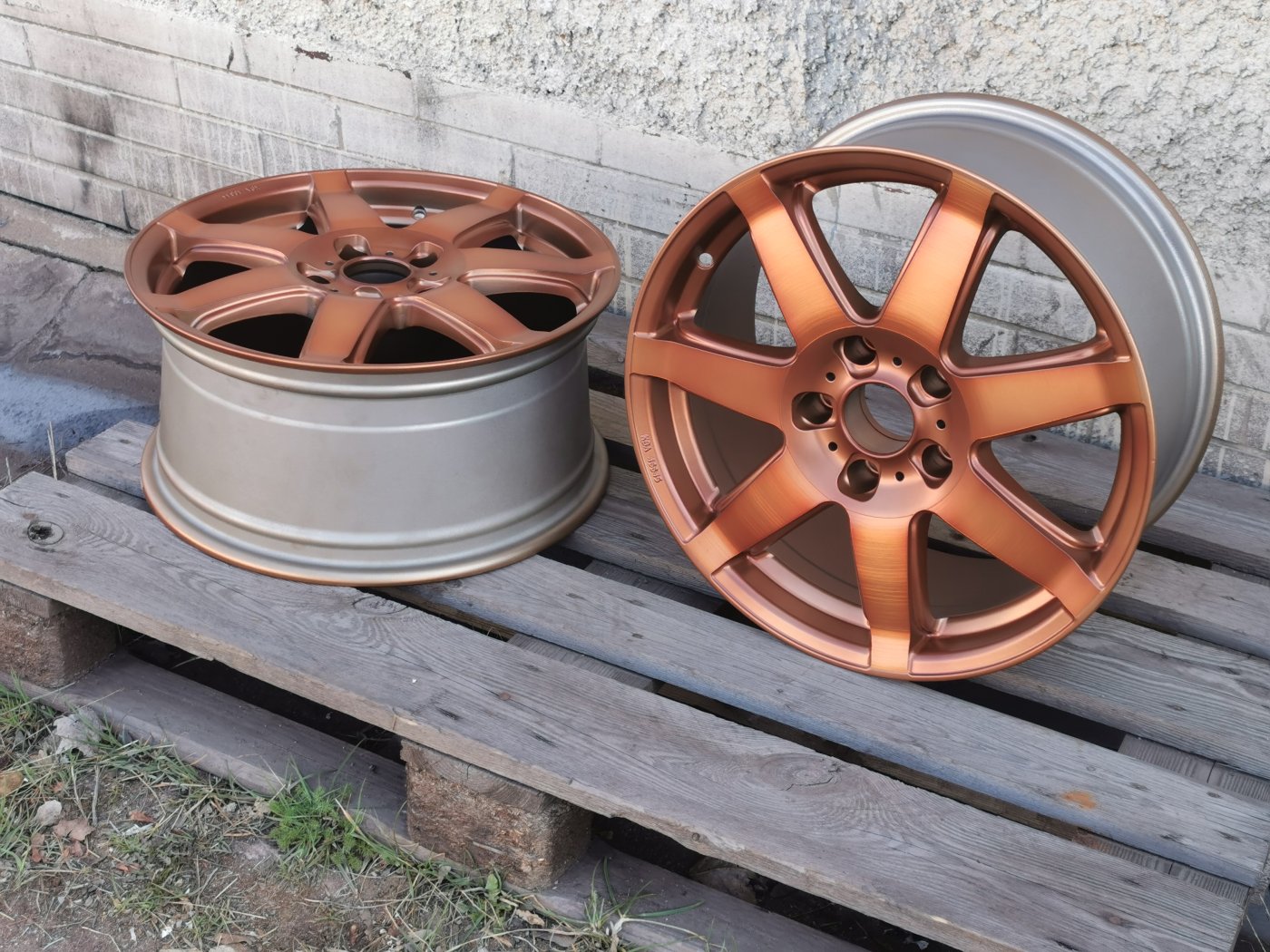 Reparatur kupfer farbe