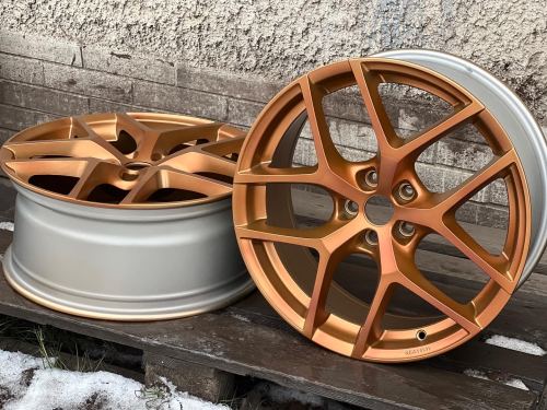 Renovace disků imitace mosazy
