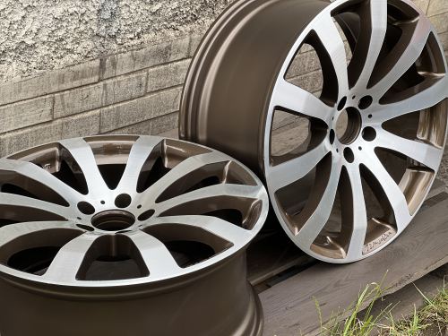 Renovace disků bronzová metalíza s cnc